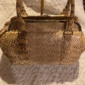 Dolce & Gabbana Snakeskin Shoulder Bag